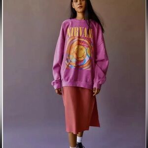 NIRVANA Multicolor Smiley Sweatshirt